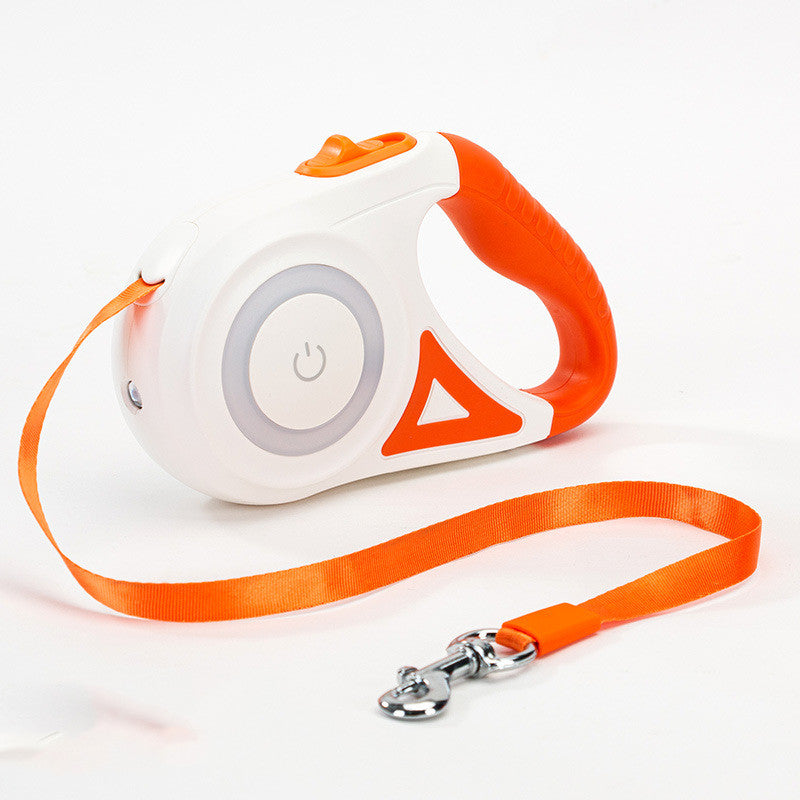 Glow 'n' Go: Retractable Leash with Pet Spotlight