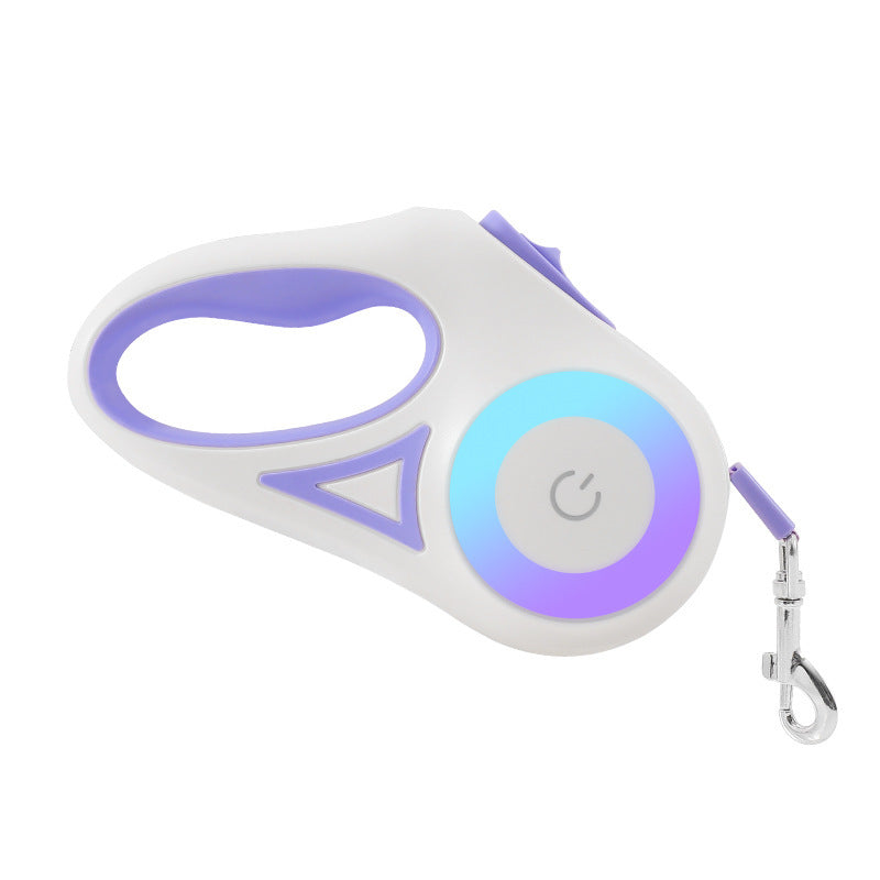 Glow 'n' Go: Retractable Leash with Pet Spotlight