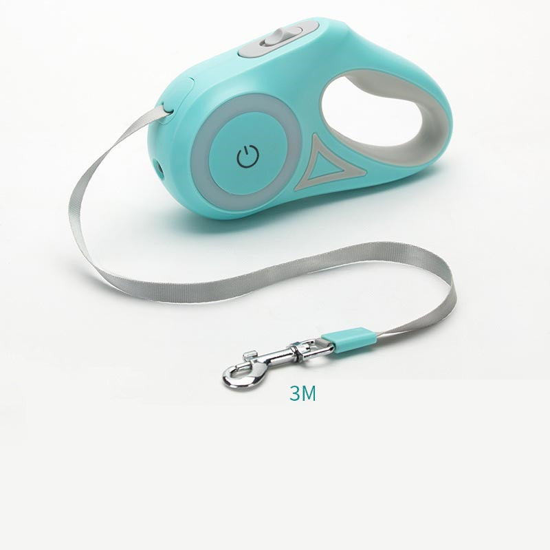 Glow 'n' Go: Retractable Leash with Pet Spotlight
