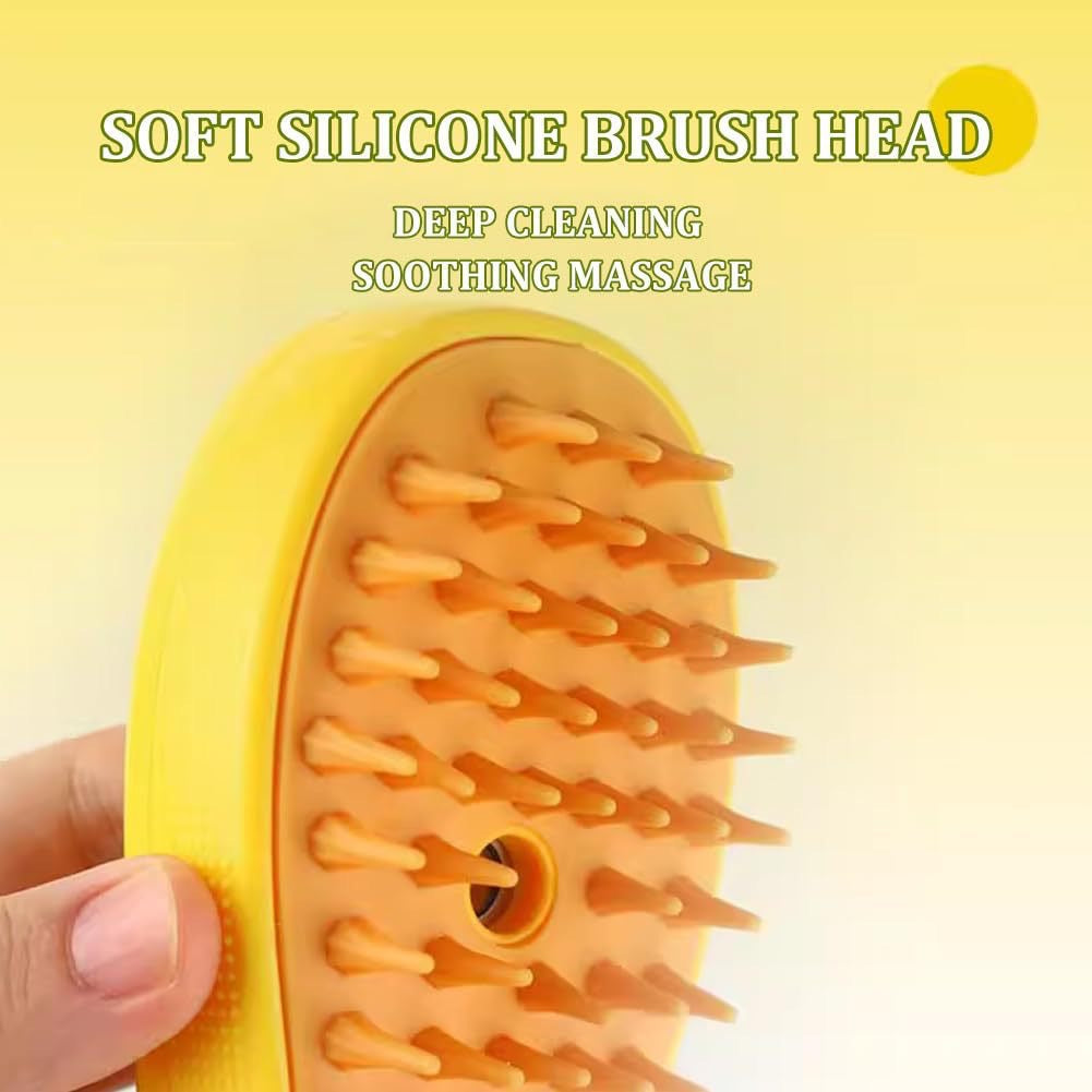 Purrfect Spa: 3-in-1 Electric Pet Grooming Brush for Cats and Dogs