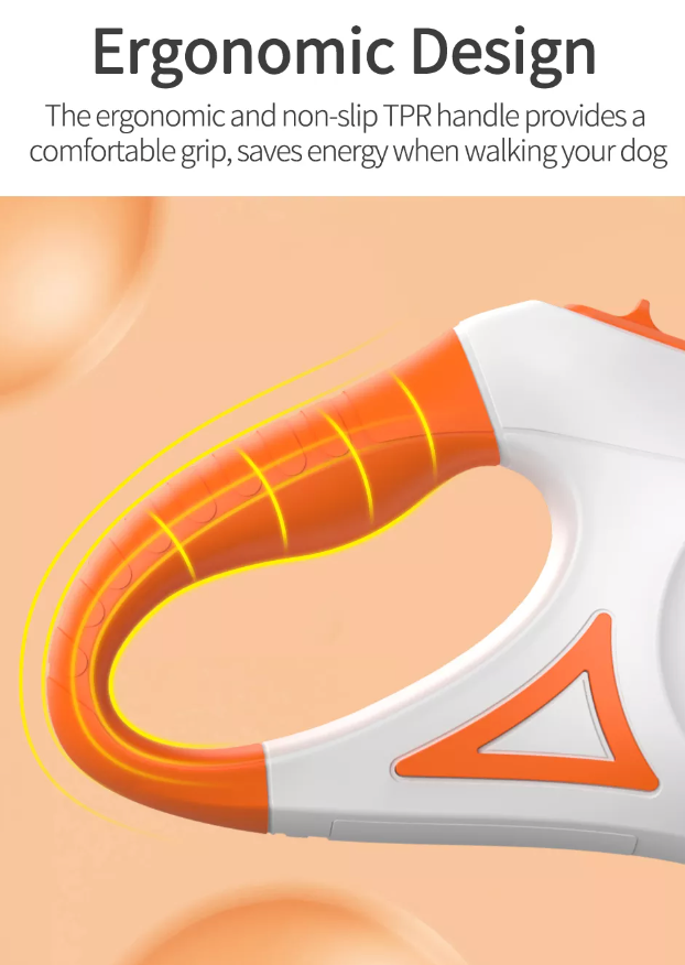 Glow 'n' Go: Retractable Leash with Pet Spotlight