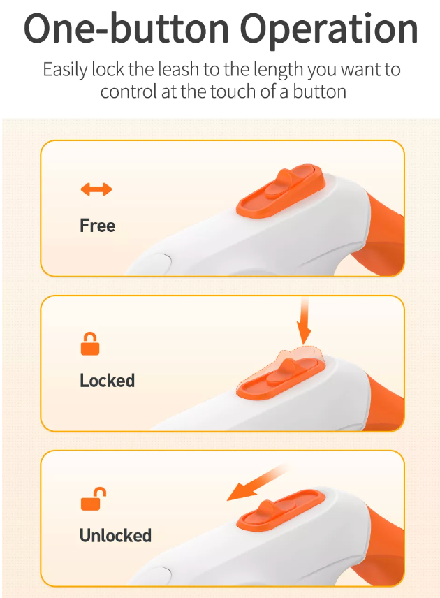 Glow 'n' Go: Retractable Leash with Pet Spotlight