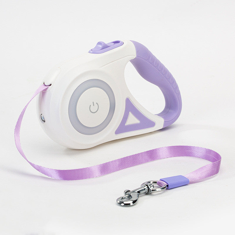Glow 'n' Go: Retractable Leash with Pet Spotlight